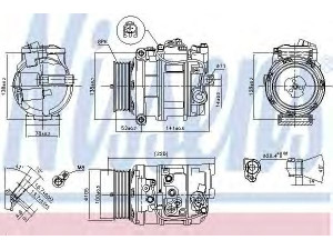 NISSENS 890197 kompresorius, oro kondicionierius 
 Oro kondicionavimas -> Kompresorius/dalys
0012304411, A0012304411