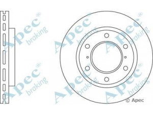 APEC braking DSK2627 stabdžių diskas 
 Dviratė transporto priemonės -> Stabdžių sistema -> Stabdžių diskai / priedai
MN102276