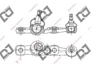 DJ PARTS DB1321 atramos/vairo trauklė 
 Ašies montavimas/vairavimo mechanizmas/ratai -> Sujungimai -> Atramos/vairo trauklė
43330-39625, 4333039625