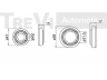 TREVI AUTOMOTIVE WB1302 rato guolio komplektas 
 Ašies montavimas/vairavimo mechanizmas/ratai -> Rato stebulė/montavimas -> Rato guolis
