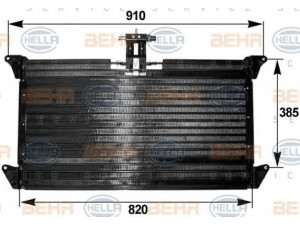 HELLA 8FC 351 300-181 kondensatorius, oro kondicionierius 
 Oro kondicionavimas -> Kondensatorius
135 4110, 144 9757, 20 223 750