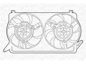 MAGNETI MARELLI 069422244010 ventiliatorius, radiatoriaus 
 Aušinimo sistema -> Oro aušinimas
46738821, 46738821