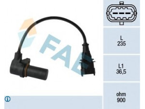 FAE 79068 jutiklis, alkūninio veleno impulsas 
 Elektros įranga -> Jutikliai
37841-PLZ-D00, 8-97226-992-0, 8-97226-992-1