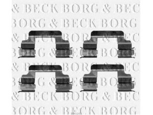 BORG & BECK BBK1263 priedų komplektas, diskinių stabdžių trinkelės 
 Stabdžių sistema -> Diskinis stabdys -> Stabdžių dalys/priedai