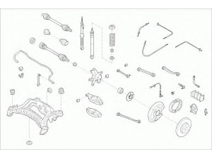 SACHS MERCE-E-KLA-RS005 vairavimo mechanizmas; rato pakaba 
 Ašies montavimas/vairavimo mechanizmas/ratai -> Prekių paieška pagal schemą