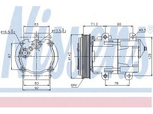 NISSENS 89059 kompresorius, oro kondicionierius 
 Oro kondicionavimas -> Kompresorius/dalys
1018267, 1018493, 1035435, 1406032