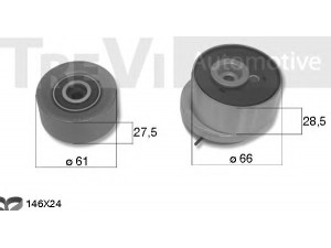 TREVI AUTOMOTIVE KD1382 paskirstymo diržo komplektas 
 Techninės priežiūros dalys -> Papildomas remontas
1606314, 1606355, 1606356, 93185849