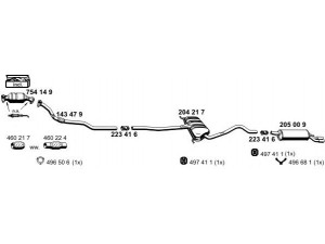 ERNST 010473 išmetimo sistema 
 Išmetimo sistema -> Išmetimo sistema, visa