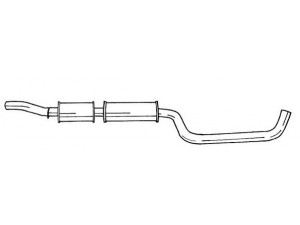 AKS DASIS SG53427 vidurinis duslintuvas