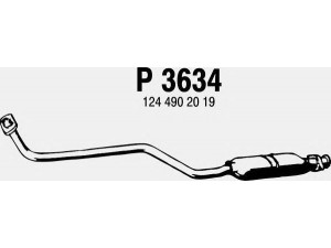 FENNO P3634 priekinis duslintuvas 
 Išmetimo sistema -> Duslintuvas
1244902019