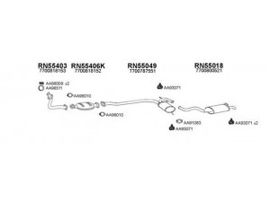 VENEPORTE 550232 išmetimo sistema