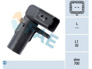 FAE 79254 jutiklis, alkūninio veleno impulsas 
 Kibirkšties / kaitinamasis uždegimas -> Impulsų generatorius
23731-00Q0F, 4418589, 82 00 676 078