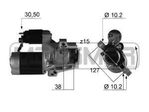 MESSMER 220340 starteris 
 Elektros įranga -> Starterio sistema -> Starteris
1111209, 1118212, YM21-11000-DA