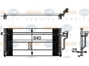 HELLA 8FC 351 037-371 kondensatorius, oro kondicionierius 
 Oro kondicionavimas -> Kondensatorius
MB-115814, MR115814