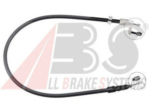 A.B.S. K18916 trosas, stovėjimo stabdys 
 Stabdžių sistema -> Valdymo svirtys/trosai
2514200285, 2514202385