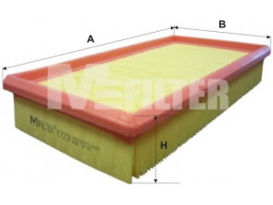 MFILTER K 723 oro filtras 
 Techninės priežiūros dalys -> Techninės priežiūros intervalai
7 701 047 417, 13780-84CT0