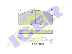 ICER 151088-120 stabdžių trinkelių rinkinys, diskinis stabdys 
 Techninės priežiūros dalys -> Papildomas remontas
81 50804 6028, 81 50820 5011, 81 50820 6009