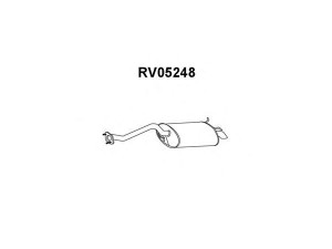 VENEPORTE RV05248 galinis duslintuvas 
 Išmetimo sistema -> Duslintuvas
GEX33639, GEX33770, GEX43639, WCG000120