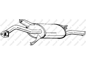 BOSAL 177-685 galinis duslintuvas 
 Išmetimo sistema -> Duslintuvas
MR 911234