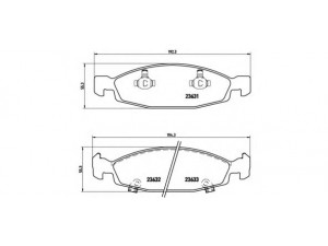 BREMBO P 37 005 stabdžių trinkelių rinkinys, diskinis stabdys 
 Techninės priežiūros dalys -> Papildomas remontas
5018592AA