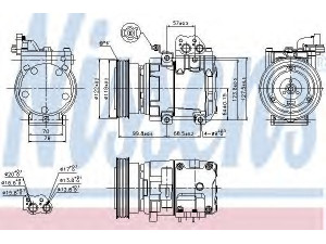 NISSENS 89265 kompresorius, oro kondicionierius 
 Oro kondicionavimas -> Kompresorius/dalys
9770107200, 977012D600, 9770107200