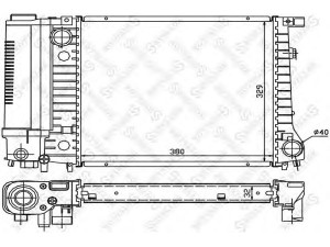 STELLOX 10-25566-SX radiatorius, variklio aušinimas 
 Aušinimo sistema -> Radiatorius/alyvos aušintuvas -> Radiatorius/dalys
17111712976, 17111719024, 17111719300