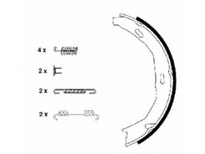 PAGID H9935 stabdžių trinkelių komplektas, stovėjimo stabdis 
 Stabdžių sistema -> Rankinis stabdys
0044208620, A0044208620