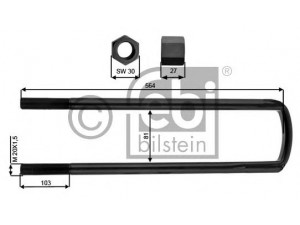FEBI BILSTEIN 39180 lingės spaustukas