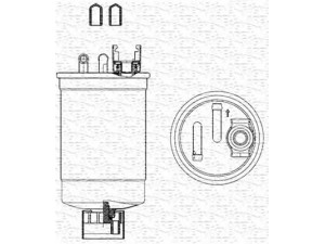 MAGNETI MARELLI 213908516000 kuro filtras 
 Filtrai -> Kuro filtras
1H0-127-401C, BG1T-9155-BA, BG4T-9155-AA