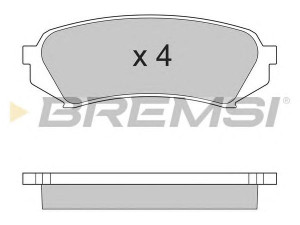 BREMSI BP2899 stabdžių trinkelių rinkinys, diskinis stabdys 
 Techninės priežiūros dalys -> Papildomas remontas
04466-60030, 04466-60070, 04466-60110