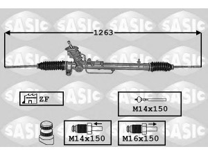 SASIC 7006140 vairo pavara 
 Vairavimas -> Vairo pavara/siurblys
1J1422061AK, 1J1422062D, 1J1422062EX