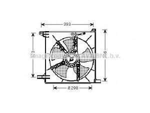 AVA QUALITY COOLING DW7513 ventiliatorius, radiatoriaus 
 Aušinimo sistema -> Radiatoriaus ventiliatorius
96144965, 96144976