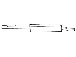 AKS DASIS SG60446 vidurinis duslintuvas
