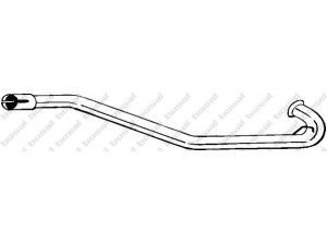 BOSAL 786-535 išleidimo kolektorius 
 Išmetimo sistema -> Išmetimo vamzdžiai
9563.4349