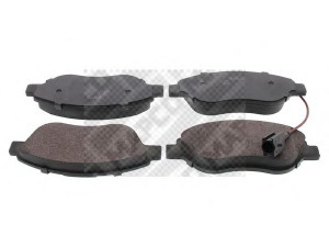 MAPCO 6572 stabdžių trinkelių rinkinys, diskinis stabdys 
 Techninės priežiūros dalys -> Papildomas remontas
77 362 093, 77 362 196, 77 365 808