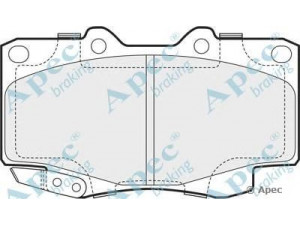 APEC braking PAD1600 stabdžių trinkelių rinkinys, diskinis stabdys 
 Techninės priežiūros dalys -> Papildomas remontas
0446504030, 0446504050, 044650K020