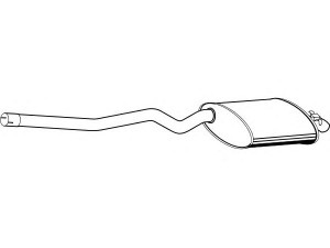 FENNO P1584 galinis duslintuvas 
 Išmetimo sistema -> Duslintuvas
18312248264