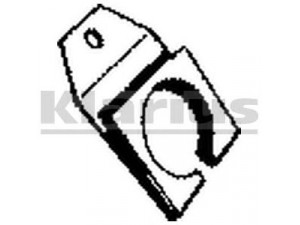KLARIUS 430228 laikiklis, išmetimo sistema
4604923641