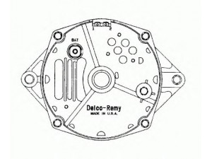 DELCO REMY 1102551 kintamosios srovės generatorius
01178656