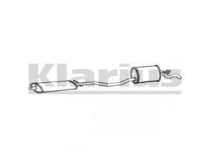 KLARIUS 260833 galinis duslintuvas 
 Išmetimo sistema -> Duslintuvas
46749427, 7788897, 46749427, 7788897