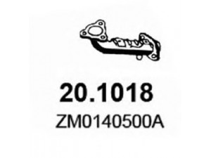 ASSO 20.1018 išleidimo kolektorius 
 Išmetimo sistema -> Išmetimo vamzdžiai
ZM0140500A