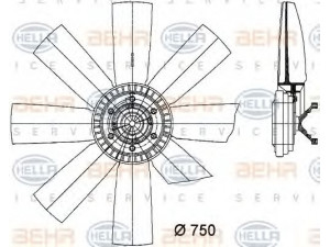 HELLA 8MV 376 731-301 ventiliatorius, radiatoriaus 
 Aušinimo sistema -> Oro aušinimas
1 674 189, 3 979 918, 8 112 952