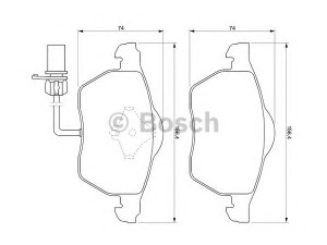 BOSCH 0 986 424 706 stabdžių trinkelių rinkinys, diskinis stabdys
4B0 698 151 M, 8E0 698 151 K, 8E0 698 151 K