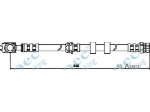 APEC braking HOS3513 stabdžių žarnelė 
 Stabdžių sistema -> Stabdžių žarnelės
6Q0611701C, 6Q1611701C, 6Q0611701C