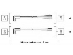 MAGNETI MARELLI 941215060791 uždegimo laido komplektas 
 Kibirkšties / kaitinamasis uždegimas -> Uždegimo laidai/jungtys