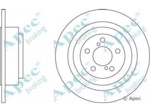 APEC braking DSK2609 stabdžių diskas 
 Dviratė transporto priemonės -> Stabdžių sistema -> Stabdžių diskai / priedai
26700AE010, 26700AE060, 26700AE061