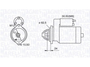 MAGNETI MARELLI 063521090680 starteris 
 Elektros įranga -> Starterio sistema -> Starteris
55351630, 93176034