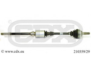 CDX 210359/29 kardaninis velenas 
 Ratų pavara -> Kardaninis velenas
32734T, 32734T
