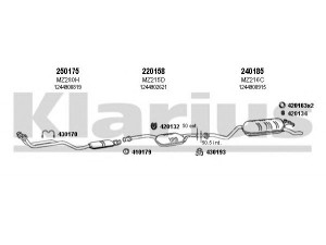 KLARIUS 600122E išmetimo sistema 
 Išmetimo sistema -> Išmetimo sistema, visa