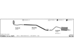 IMASAF 524000155 išmetimo sistema 
 Išmetimo sistema -> Išmetimo sistema, visa